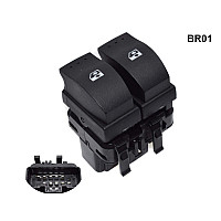 Δύο κουμπιά ηλεκτρικού παραθύρου για Renault CLIO 2 - BR01 - Sellzone.bg Δύο κουμπιά ηλεκτρικού παραθύρου για Renault CLIO 2 - BR01